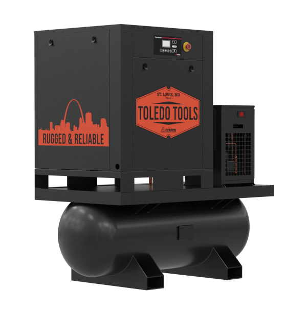 Compresores de aire de tornillo rotativo de Toledo Tools